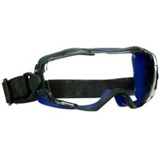 3M GoggleGear Safety Goggles with Clear Polycarbonate Lenses, Polypropylene Frame GG6001NSGAFBLU