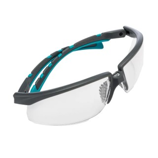 3M 2000 Safety Glasses, Anti-Fog, Anti-Scratch, Clear Polycarbonate Lens, Blue Grey Plastic Frame S2001SGAF-BGR