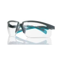 3M 2000 Safety Glasses, Anti-Fog, Anti-Scratch, Clear Polycarbonate Lens, Blue Grey Plastic Frame S2001SGAF-BGR