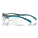 3M 2000 Safety Glasses, Anti-Fog, Anti-Scratch, Clear Polycarbonate Lens, Blue Grey Plastic Frame S2001SGAF-BGR