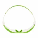 3M SecureFit Series Safety Glasses, Anti-Scratch, Anti-Fog Coating, Clear Lens, Plastic Frame SF401XSGAF-GRN