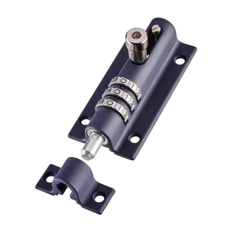 Squire Steel Die Cast Navy Door Bolt 90mm Width 37mm RS Combi 3