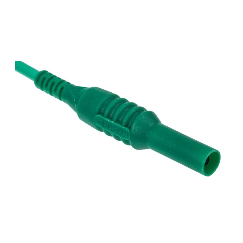 RS PRO Connector Test Lead 10A 1kV Green 1.5 m Lead Length 203-5551