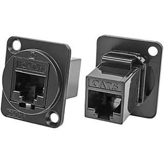 RS PRO CP Series 1 Port RJ45 Feed Through Connector, Cat6 203-5599