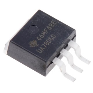 Texas Instruments Surface Mount Positive Voltage Regulator 15 W 25V 3-Pin UA7805CKTTR