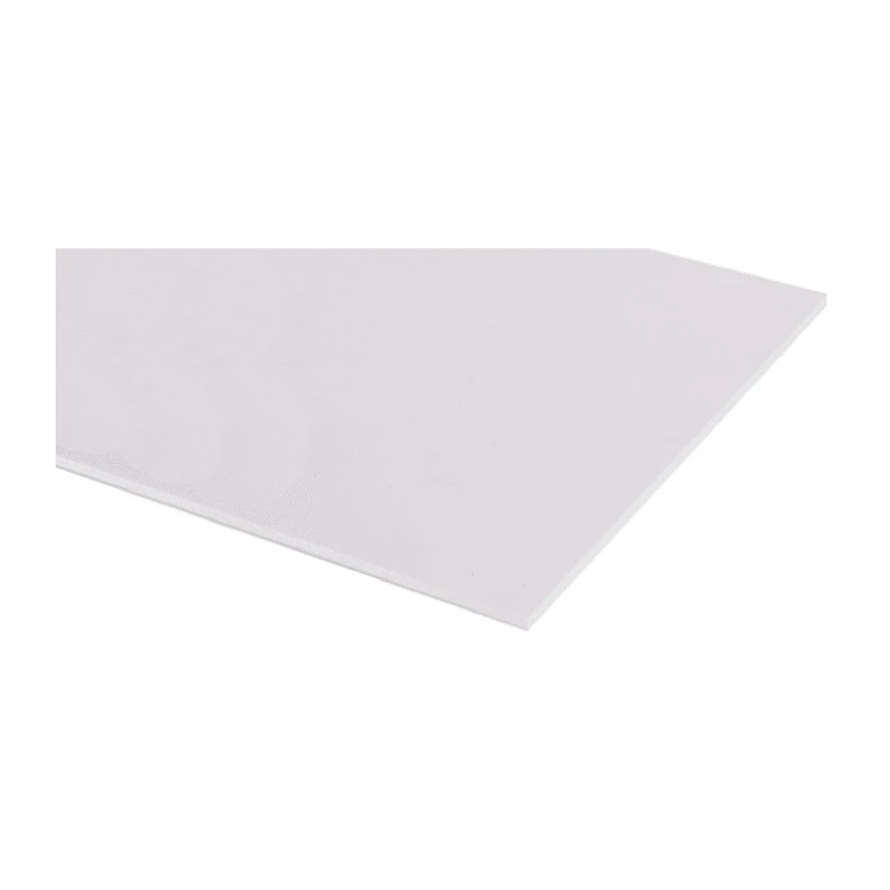 RS PRO White Plastic PVC Sheet, 1.2 m x 1.2 m x 2.5 mm, Adhesive Backing, Impact Strength 96kJ/m², Model 809-9689