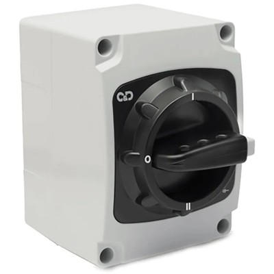 Craig & Derricott 3-Pole DIN Rail Isolator Switch IP66, 20A, 7.5 kW SCODDG203