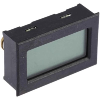 Murata Power Solutions Digital Voltmeter DC, 21.29 mm Cutout Height, 33.93 mm Cutout Width, 16.8 mm Depth DMS-20LCD-1-DCM-C