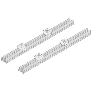 nVent SCHROFF Rack Rail PCB Support Aluminium with Clear Anodized Finish 24827027
