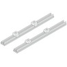nVent SCHROFF Rack Rail PCB Support Aluminium with Clear Anodized Finish 24827027