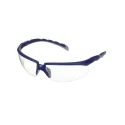 3M Safety Glasses with Anti-Scratch, UV Protection, Anti-Fog Coating, Clear Polycarbonate Lens, Blue Grey S2001ASP-BLU