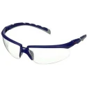 3M Safety Glasses with Anti-Scratch, UV Protection, Anti-Fog Coating, Clear Polycarbonate Lens, Blue Grey S2001ASP-BLU