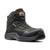 V12 Footwear Black Non-Metal Toe Capped Unisex Safety Boots Size EU37 SRC Slip Resistant EN ISO 20345:2011 V1501.01/04