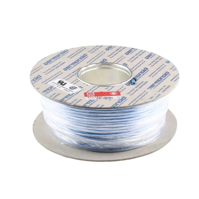 RS PRO H07V2-K Series Blue 4 mm² 12 AWG Hook Up Wire, 52 x 0.3 mm Strands, 100 m Length, 1 kV Voltage, Polyvinyl 811-1436