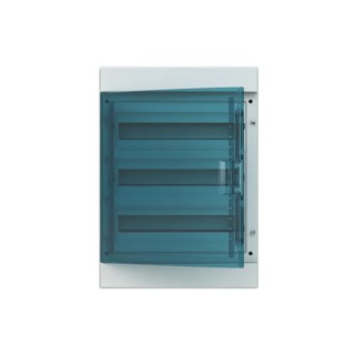 ABB 24 Plastic Consumer Unit, 125A, EN60439-3, IEC60670 IP65 MISTRAL65 1SL1204A00 65P12X22