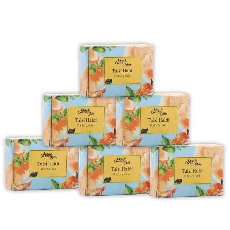 mirah-belle-organic-tulsi-haldi-purifying-soap-bar-pack-of-6-125gm-paraben-and-gmo-free-23337