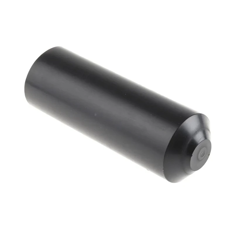 3M Polyolefin Heat Shrink Boot End Cap 10 mm Black with Adhesive Backing SKE25
