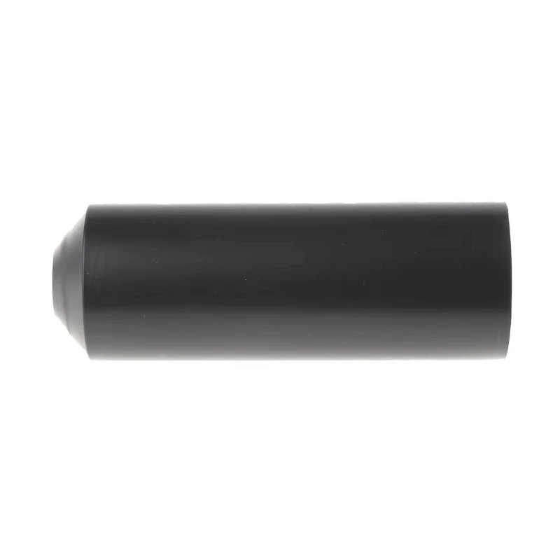 3M Polyolefin Heat Shrink Boot End Cap 10 mm Black with Adhesive Backing SKE25