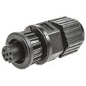 Amphenol Industrial Circular Connector, 5 Contacts, Panel Mount, Miniature Socket, Female, IP67, 2A, 500V AU-05BFFA-LL7001