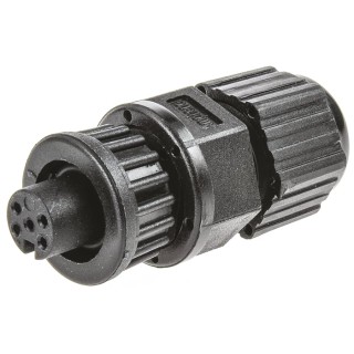 Amphenol Industrial Circular Connector, 5 Contacts, Panel Mount, Miniature Socket, Female, IP67, 2A, 500V AU-05BFFA-LL7001