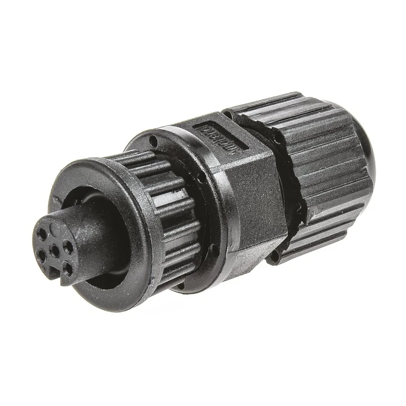 Amphenol Industrial Circular Connector, 5 Contacts, Panel Mount, Miniature Socket, Female, IP67, 2A, 500V AU-05BFFA-LL7001