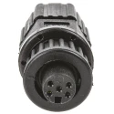 Amphenol Industrial Circular Connector, 5 Contacts, Panel Mount, Miniature Socket, Female, IP67, 2A, 500V AU-05BFFA-LL7001