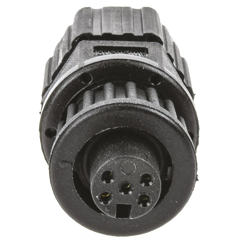 Amphenol Industrial Circular Connector, 5 Contacts, Panel Mount, Miniature Socket, Female, IP67, 2A, 500V AU-05BFFA-LL7001