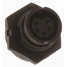 Amphenol Industrial Industrial Circular Connector Panel Mount 5 Contacts 5A 500V Nylon Housing Socket BD-05PMFS-LC7001