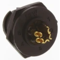 Amphenol Industrial Industrial Circular Connector Panel Mount 5 Contacts 5A 500V Nylon Housing Socket BD-05PMFS-LC7001