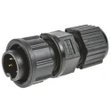 Amphenol Industrial Circular Connector Panel Mount Plug Male 5 Contacts 500V 5A IP67 Nylon Housing BD-05BFMA-LL7001