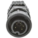 Amphenol Industrial Circular Connector Panel Mount Plug Male 5 Contacts 500V 5A IP67 Nylon Housing BD-05BFMA-LL7001