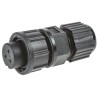 Amphenol Industrial Circular Connector Cable Mount Socket Female 3 Contacts IP67 500V 5A Nylon BD-03BFFA-LL7001