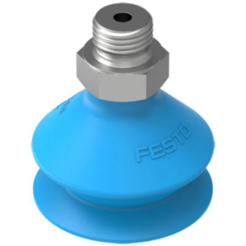 Festo 30 mm Bellow Polyurethane Suction Cup, Male G 1/8 Connection, Holding Force 34N VASB-30-1/8-PUR-B