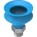 Festo 30 mm Bellow Polyurethane Suction Cup, Male G 1/8 Connection, Holding Force 34N VASB-30-1/8-PUR-B