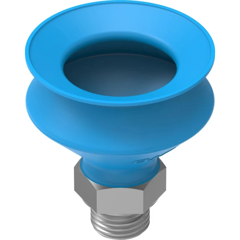 Festo 30 mm Bellow Polyurethane Suction Cup, Male G 1/8 Connection, Holding Force 34N VASB-30-1/8-PUR-B