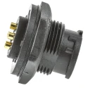Amphenol Industrial Industrial Circular Connector 6 Contacts Panel Mount Threaded Mount Plug 500V 5A BD-06PMMS-LC7001