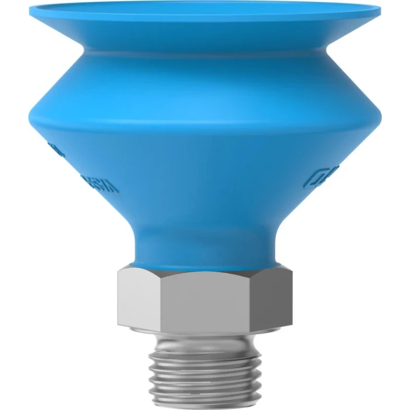 Festo 30 mm Bellow Polyurethane Suction Cup, Male G 1/8 Connection, Holding Force 34N VASB-30-1/8-PUR-B