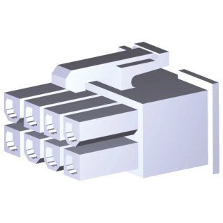TE Connectivity VAL-U-LOK Female Connector Housing 4.2 mm Pitch 8 Way 2 Row Straight 1969614-8