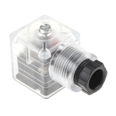 RS PRO ME-209/SL 2+E DIN 43650 A Solenoid Valve Connector Female Indicator Light, 24V dc Voltage 811-8275