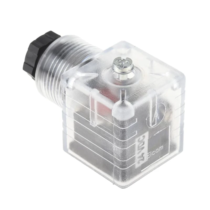 RS PRO ME-209/SL 2+E DIN 43650 A Solenoid Valve Connector Female Indicator Light, 24V dc Voltage 811-8275