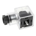 RS PRO ME-209/SL 2+E DIN 43650 A Solenoid Valve Connector Female Indicator Light, 24V dc Voltage 811-8275