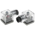 RS PRO ME 2+E DIN 43650 A Solenoid Valve Connector Female Indicator Light 250V 10A 811-8294