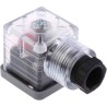 RS Pro Solenoid Valve Connector Female Indicator Light 12V dc 10A ME-309/SL 3+E DIN 43650 A 811-8314
