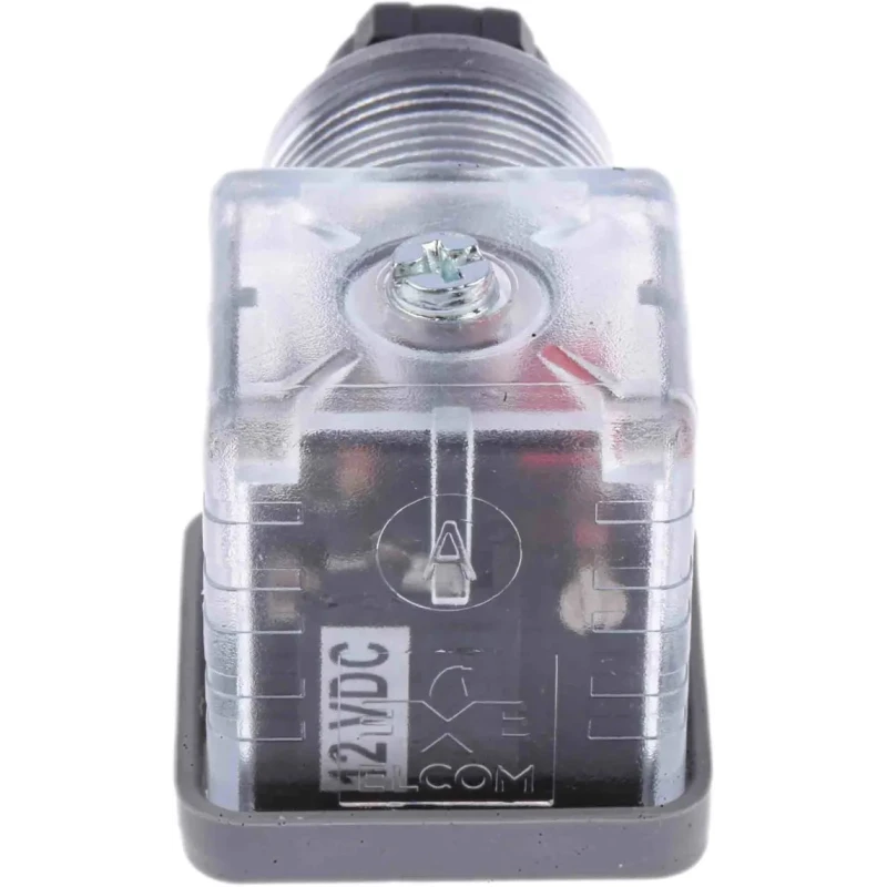 RS Pro Solenoid Valve Connector Female Indicator Light 12V dc 10A ME-309/SL 3+E DIN 43650 A 811-8314