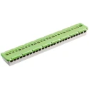 Entrelec MISTRAL65 Series Non-Fused Terminal Block, 26-Way, 100A, 16mm² & 6mm² Wire, Screw Termination MISTRAL65
