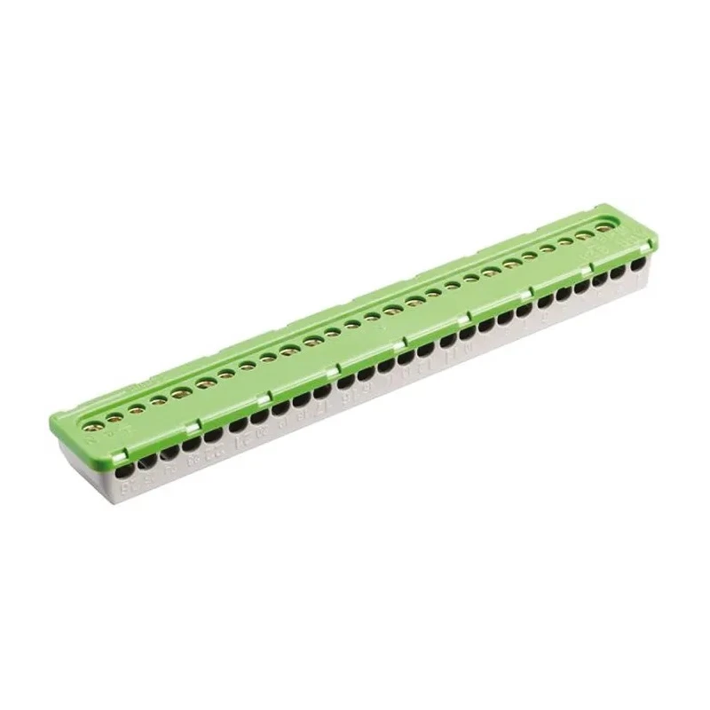 Entrelec MISTRAL65 Series Non-Fused Terminal Block, 26-Way, 100A, 16mm² & 6mm² Wire, Screw Termination MISTRAL65