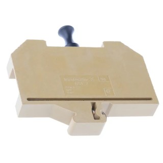 Weidmüller RSF2 Series Test Disconnect Terminal Block Yellow, 6mm², 1-Level, Screw, 500V, 41A 0623320000