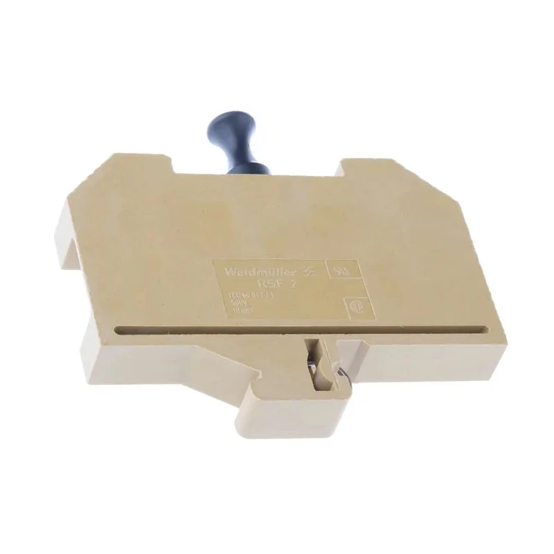 Weidmüller RSF2 Series Test Disconnect Terminal Block Yellow, 6mm², 1-Level, Screw, 500V, 41A 0623320000
