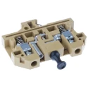 Weidmüller RSF2 Series Test Disconnect Terminal Block Yellow, 6mm², 1-Level, Screw, 500V, 41A 0623320000