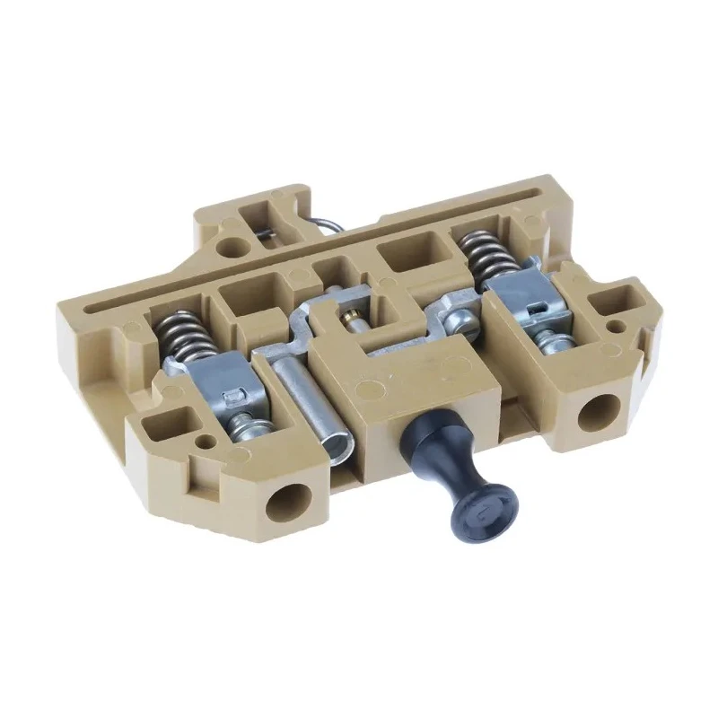 Weidmüller RSF2 Series Test Disconnect Terminal Block Yellow, 6mm², 1-Level, Screw, 500V, 41A 0623320000